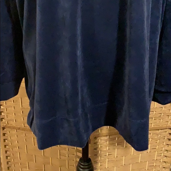 Woman Within Velour Top 30/32 NWT - Picture 4 of 6